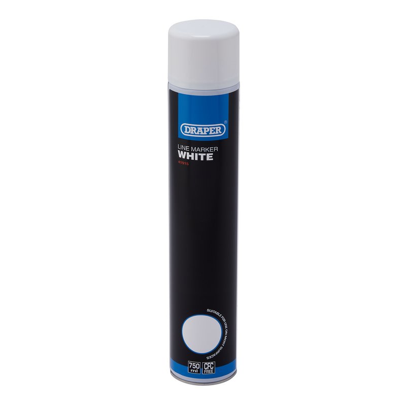 DRAPER Line Marker Spray Paint, 750ml, White