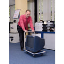 DRAPER Platform Trolley with Folding Handle, 630 x 480 x 850mm, 150kg