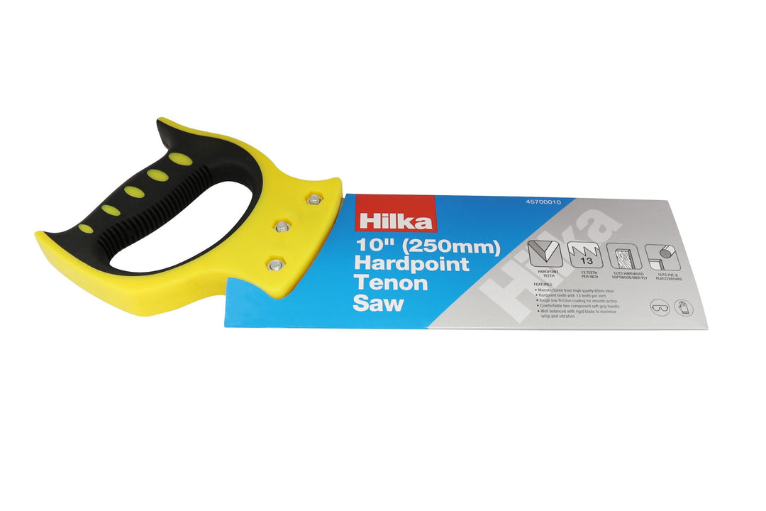 HILKA 10" (250mm) Hardpoint Tenon Saw 13TPI