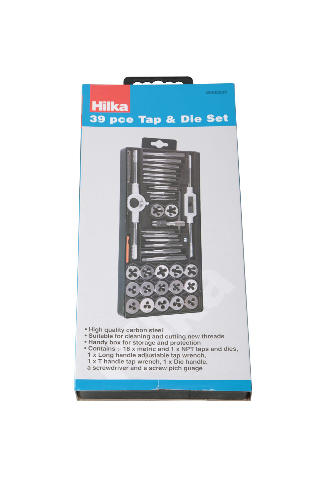 HILKA 39 pce Tap & Die Set