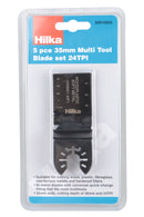 HILKA 5 pce 35mm Multi Tool Blade Set 24TPI
