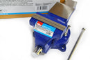 HILKA 4" Bench Vice with Swivel Base and Anvil