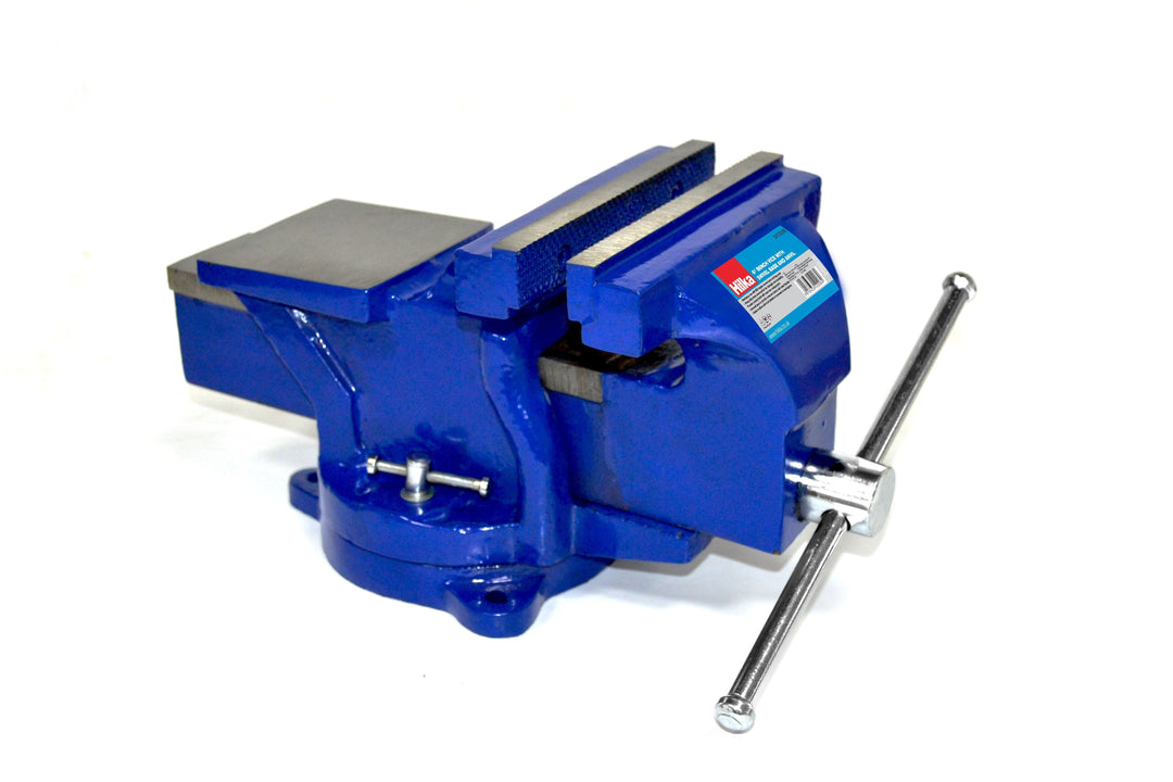 HILKA 6" Bench Vice with Swivel Base and Anvil