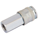 DRAPER 1/4" BSP Parallel Euro Coupling Female Thread (Sold Loose)