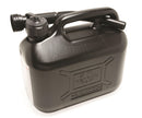 5L Black Plastic Fuel Can - Bargain LAB