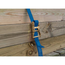 DRAPER Ratchet Tie Down Strap, 6m x 35mm, 1000kg