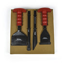 HILKA 4 pce Bolster & Chisel Set