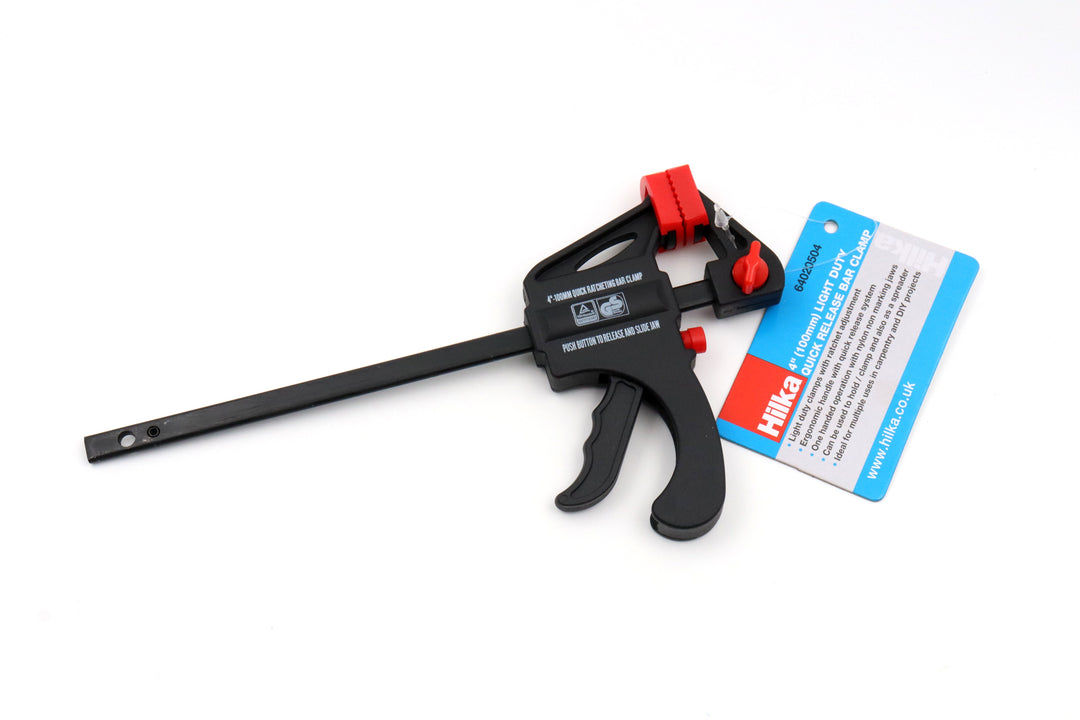 HILKA 4" (100mm) Light Duty Quick Release Bar Clamp