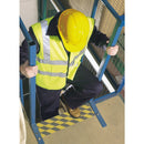 DRAPER Heavy Duty Safety Grip Tape Roll, 18m x 50mm, Black and Yellow