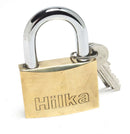 HILKA 60mm Heavy Duty Brass Padlock