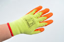 HILKA Medium 9" Orange Latex Coated Work Gloves