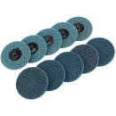 DRAPER Polycarbide Abrasive Pads, 75mm, Fine (Pack of 10)