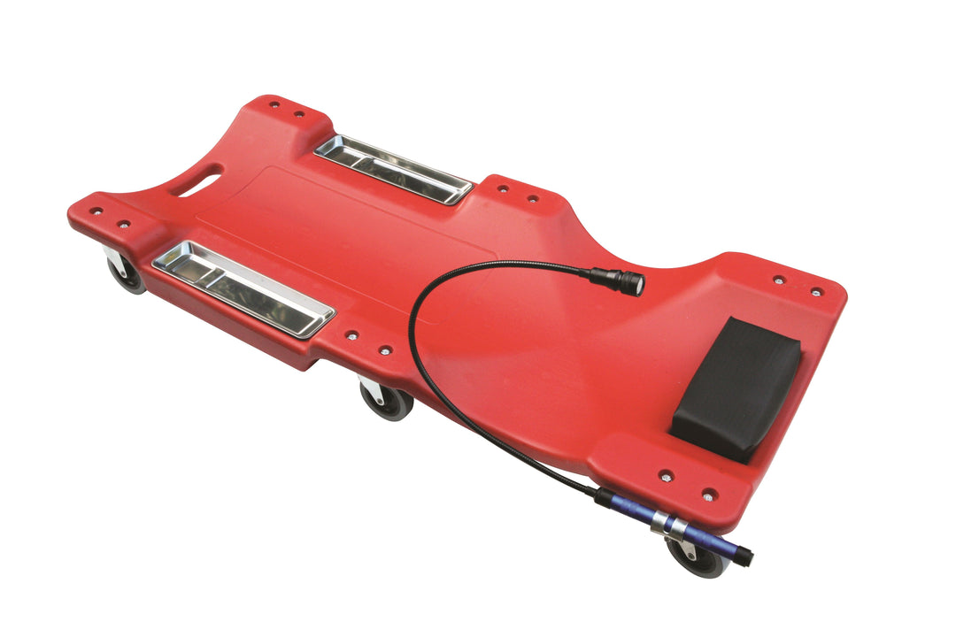 HILKA 40" Creeper with Magnetic Tray & Light