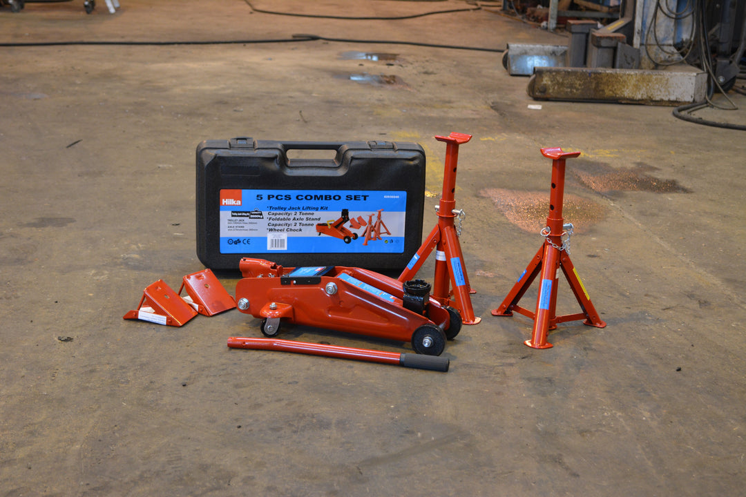 HILKA 2 Tonne Trolley Jack Kit in Case