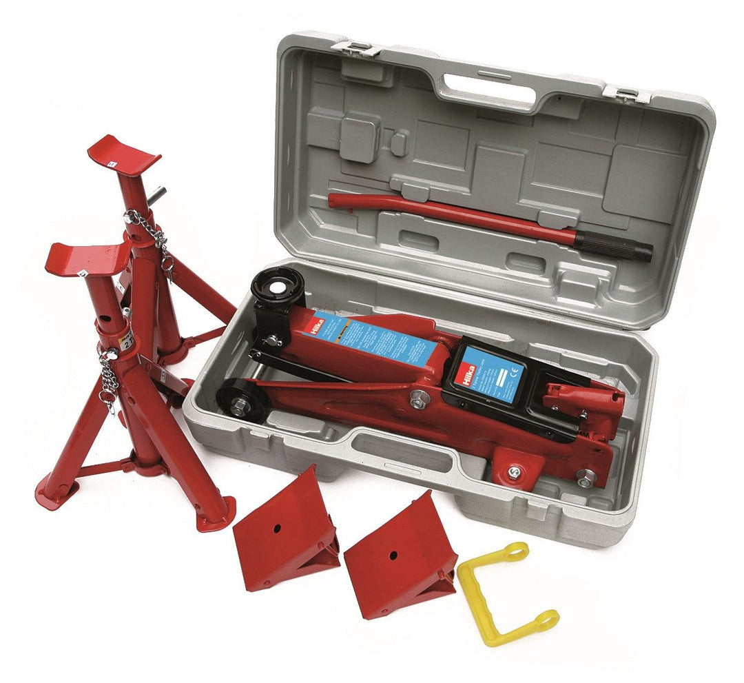 HILKA 2 Tonne Trolley Jack Kit in Case