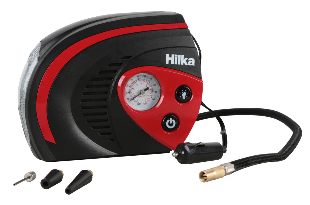 HILKA Car Tyre Inflator with Light
