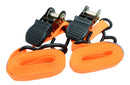 HILKA 2 pce 25mm x 4.5m Ratchet Tie Downs