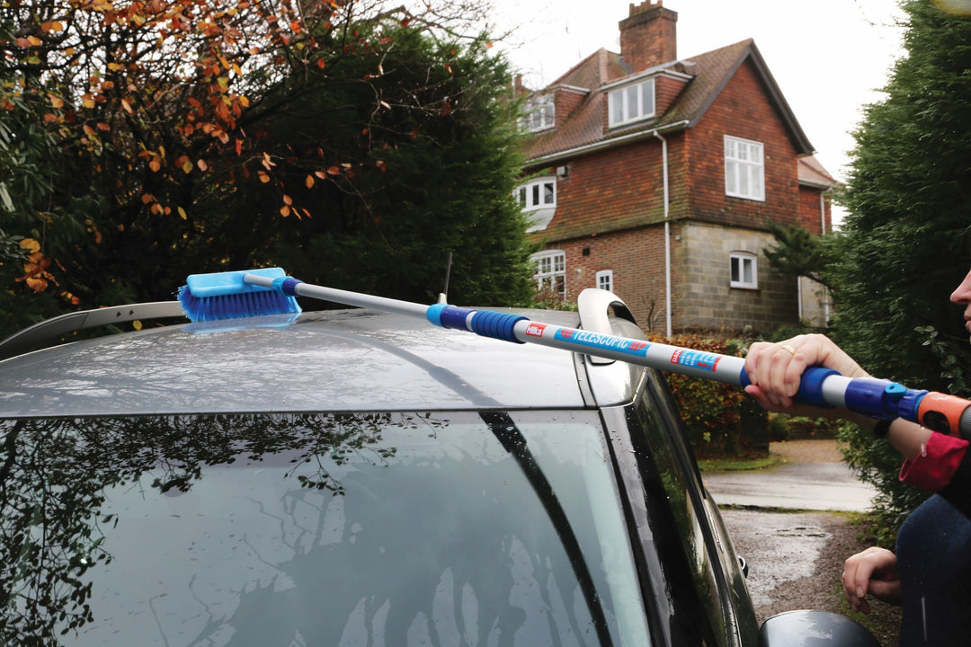 HILKA 3m Extending Wash Brush and Squeegee Set