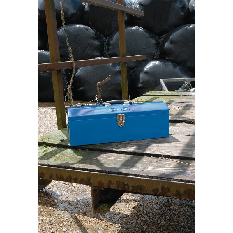 DRAPER Barn Type Tool Box with Tote Tray, 485mm