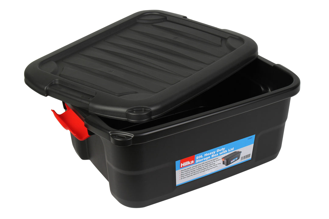 HILKA 20L Heavy Duty Storage Box with Lid