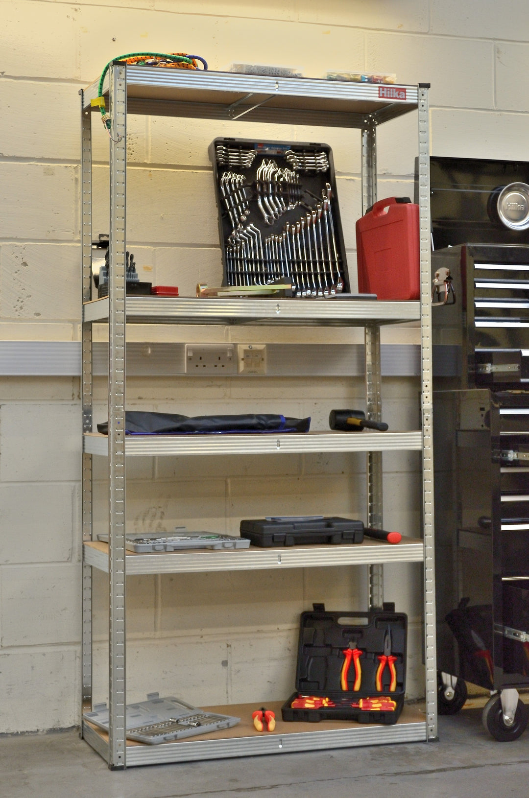 HILKA 175kg 5 Tier Boltless Shelving