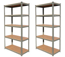HILKA Two Sets 265kg 5 Tier Boltless Shelving