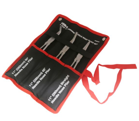 HILKA 3 pce 11" (280mm) Needle Nose Plier Set