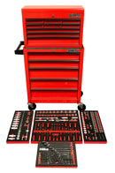 HILKA 186 pce EVA Kit in 14 Drawer Chest & Trolley