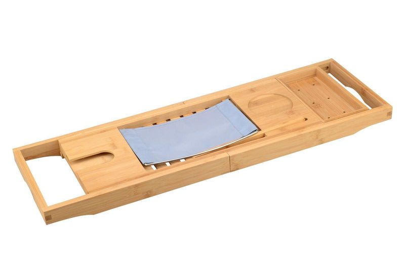 ALDEN BY BLUE SPOT TOOLS BAMBOO EXTENDABLE BATH RACK, 70CM TO 120CM - Premium Homeware from BLUE SPOT - Just £17.99! Shop now at Bargain LAB