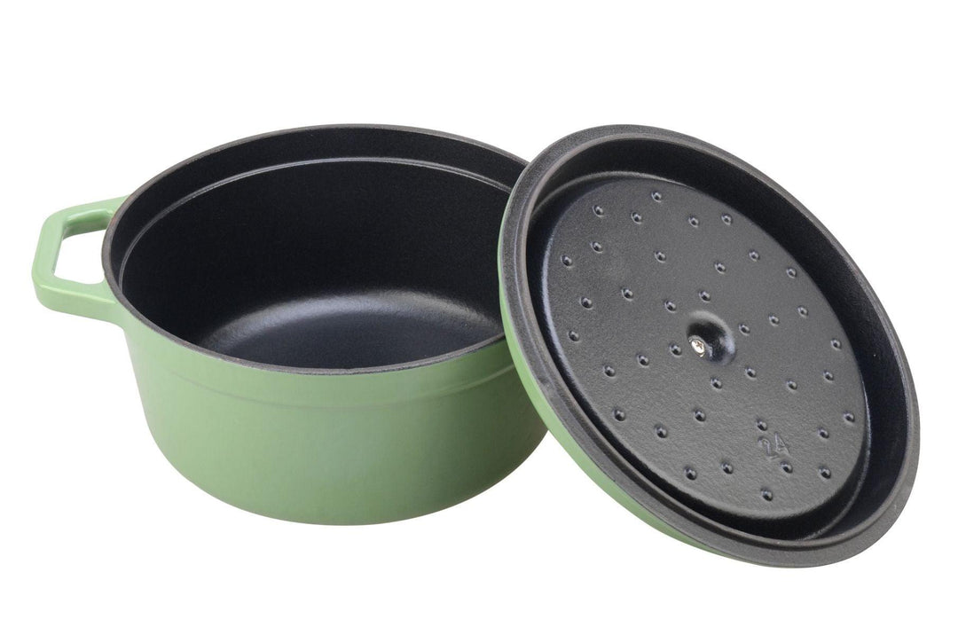 ALDEN BY BLUE SPOT TOOLS CAST IRON CASSEROLE DISH, 22CM - Premium Homeware from BLUE SPOT - Just £31.99! Shop now at Bargain LAB