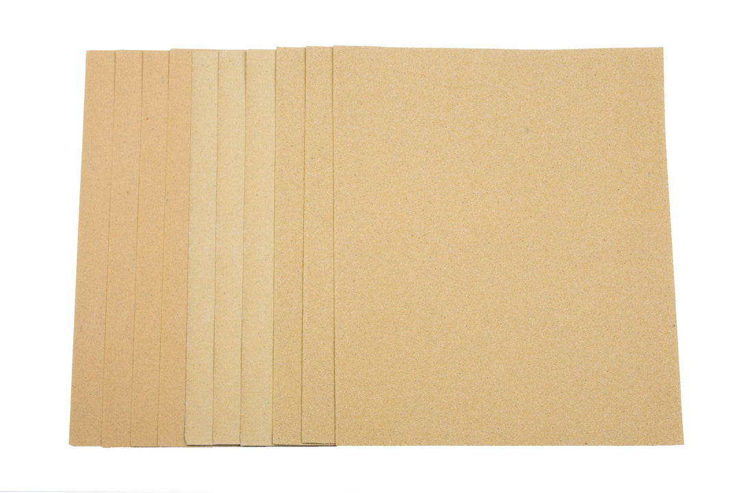 BLUE SPOT TOOLS 10 PCE ASSORTED SANDPAPER SHEETS - Premium Abrasives from BLUE SPOT - Just £4.98! Shop now at Bargain LAB