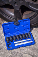 BLUE SPOT TOOLS 10 PCE LOCKING WHEEL NUT (18-25MM) - Premium Automotive from BLUE SPOT - Just £44.55! Shop now at Bargain LAB