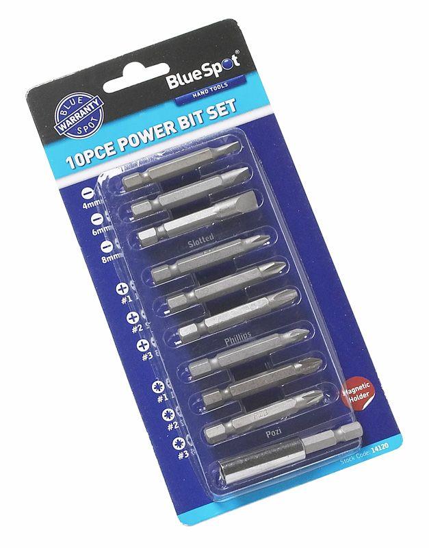 BLUE SPOT TOOLS 10 PCE POWER BIT SET - Premium Hand Tools from BLUE SPOT - Just £5.45! Shop now at Bargain LAB