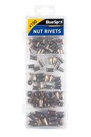 BLUE SPOT TOOLS 100 PCE NUT RIVETS (M3 - M6) - Premium Engineering and Metalwork from BLUE SPOT - Just £8.45! Shop now at Bargain LAB