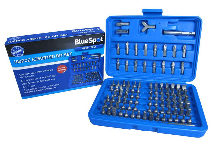 BLUE SPOT TOOLS 100 PCE SECURITY SCREWDRIVER BIT SET - Premium Hand Tools from BLUE SPOT - Just £13.49! Shop now at Bargain LAB