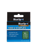 BLUE SPOT TOOLS 1000 PCE 12MM U-STAPLES - Premium Hand Tools from BLUE SPOT - Just £4.95! Shop now at Bargain LAB
