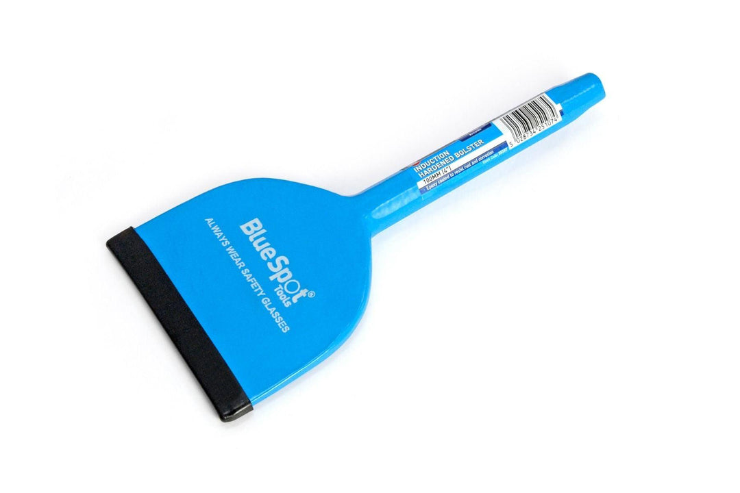 BLUE SPOT TOOLS 100MM (4") INDUCTION HARDENED BOLSTER - Premium Building Tools from BLUE SPOT - Just £7.49! Shop now at Bargain LAB