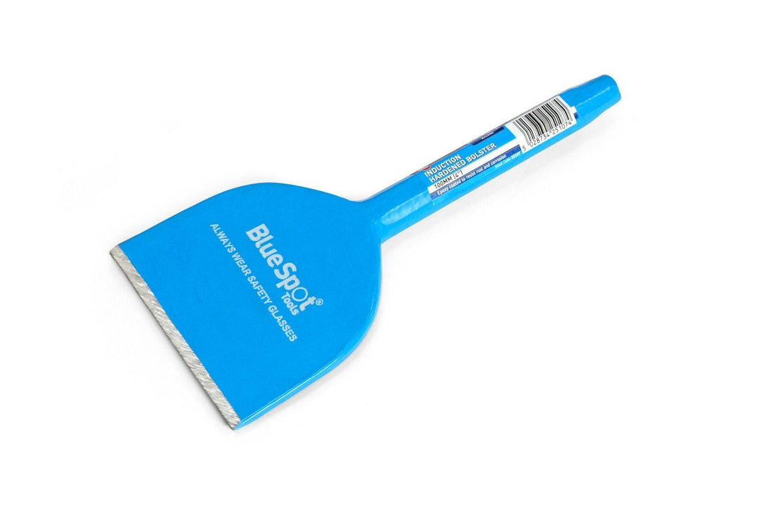BLUE SPOT TOOLS 100MM (4") INDUCTION HARDENED BOLSTER - Premium Building Tools from BLUE SPOT - Just £7.49! Shop now at Bargain LAB