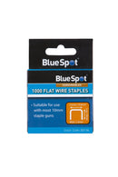 BLUE SPOT TOOLS 10MM CROWN FLAT WIRE STAPLES T50 TYPE - Premium Hand Tools from BLUE SPOT - Just £4.85! Shop now at Bargain LAB