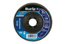 BLUE SPOT TOOLS 115MM (4.5") 120 GRIT ALUMINIUM OXIDE FLAP DISC - Bargain LAB