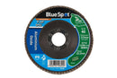 BLUE SPOT TOOLS 115MM (4.5") 40 GRIT ALUMINIUM OXIDE FLAP DISC - Bargain LAB
