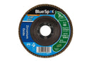 BLUE SPOT TOOLS 115MM (4.5") 40 GRIT ZIRCONIUM OXIDE FLAP DISC - Bargain LAB