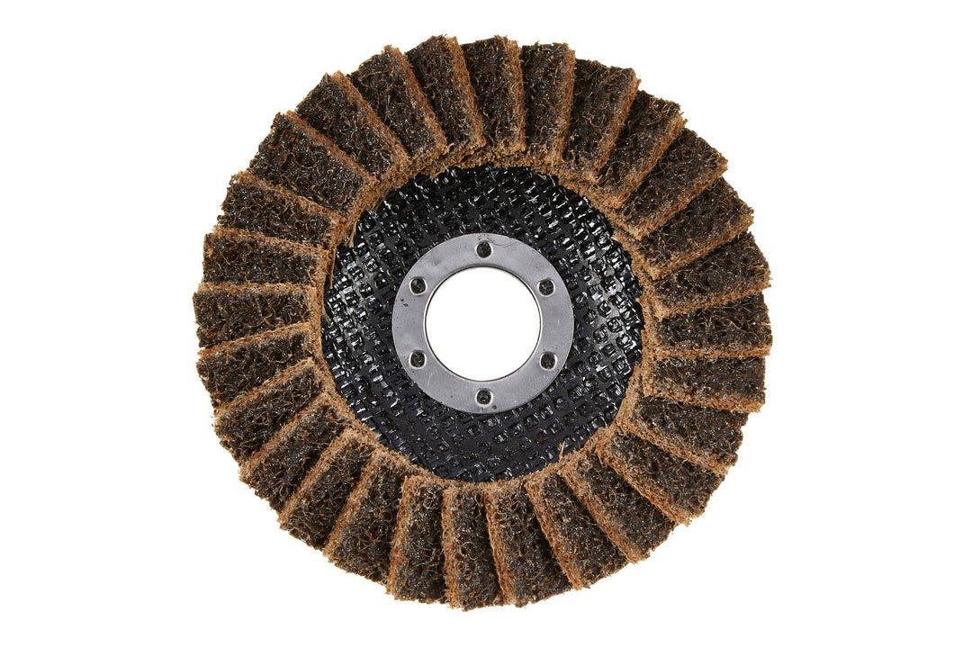 BLUE SPOT TOOLS 115MM (4.5") COARSE NON WOVEN FLAP DISC - Bargain LAB