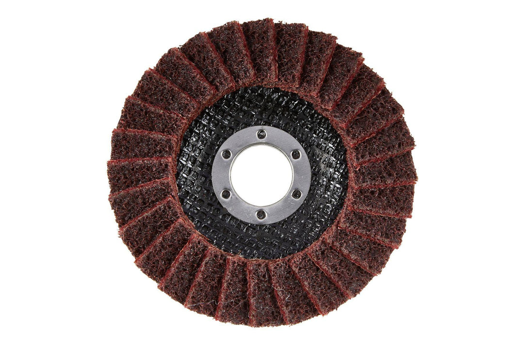 BLUE SPOT TOOLS 115MM (4.5") MEDIUM NON WOVEN FLAP DISC - Bargain LAB