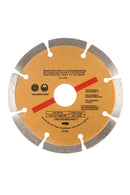 BLUE SPOT TOOLS 115MM (4.5") SEGMENTED GOLD DIAMOND DRY CUTTING DISC - Bargain LAB