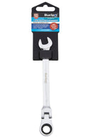 BLUE SPOT TOOLS 11MM CHROME VANADIUM RATCHET SPANNER FLEXIBLE HEAD (180°) - Premium Automotive from BLUE SPOT - Just £7.99! Shop now at Bargain LAB