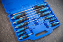 BLUE SPOT TOOLS 12 PCE HEX BOLSTER SCREWDRIVER SET WITH STORAGE CASE - Premium Hand Tools from BLUE SPOT - Just £32.99! Shop now at Bargain LAB