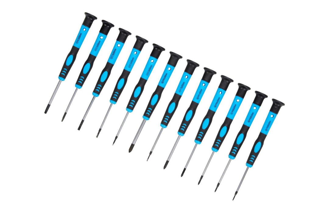 BLUE SPOT TOOLS 12 PCE PRECISION SCREWDRIVER SET - Premium Hand Tools from BLUE SPOT - Just £10.55! Shop now at Bargain LAB