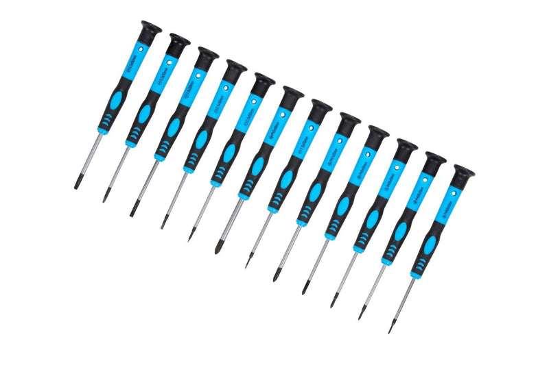 BLUE SPOT TOOLS 12 PCE PRECISION SCREWDRIVER SET - Premium Hand Tools from BLUE SPOT - Just £10.55! Shop now at Bargain LAB