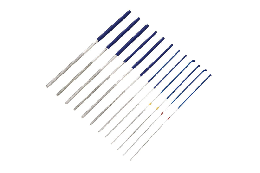 BLUE SPOT TOOLS 12 PCE ROUND FLEXIBLE DIAMOND FILES - Premium Hand Tools from BLUE SPOT - Just £11.29! Shop now at Bargain LAB